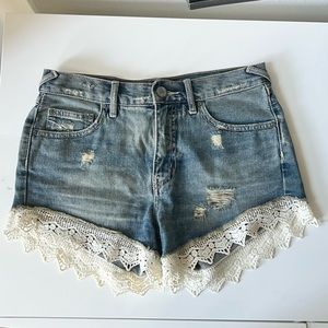 Free People Jean Shorts Size 25